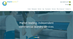 Desktop Screenshot of empirelaundry.com