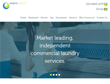 Tablet Screenshot of empirelaundry.com